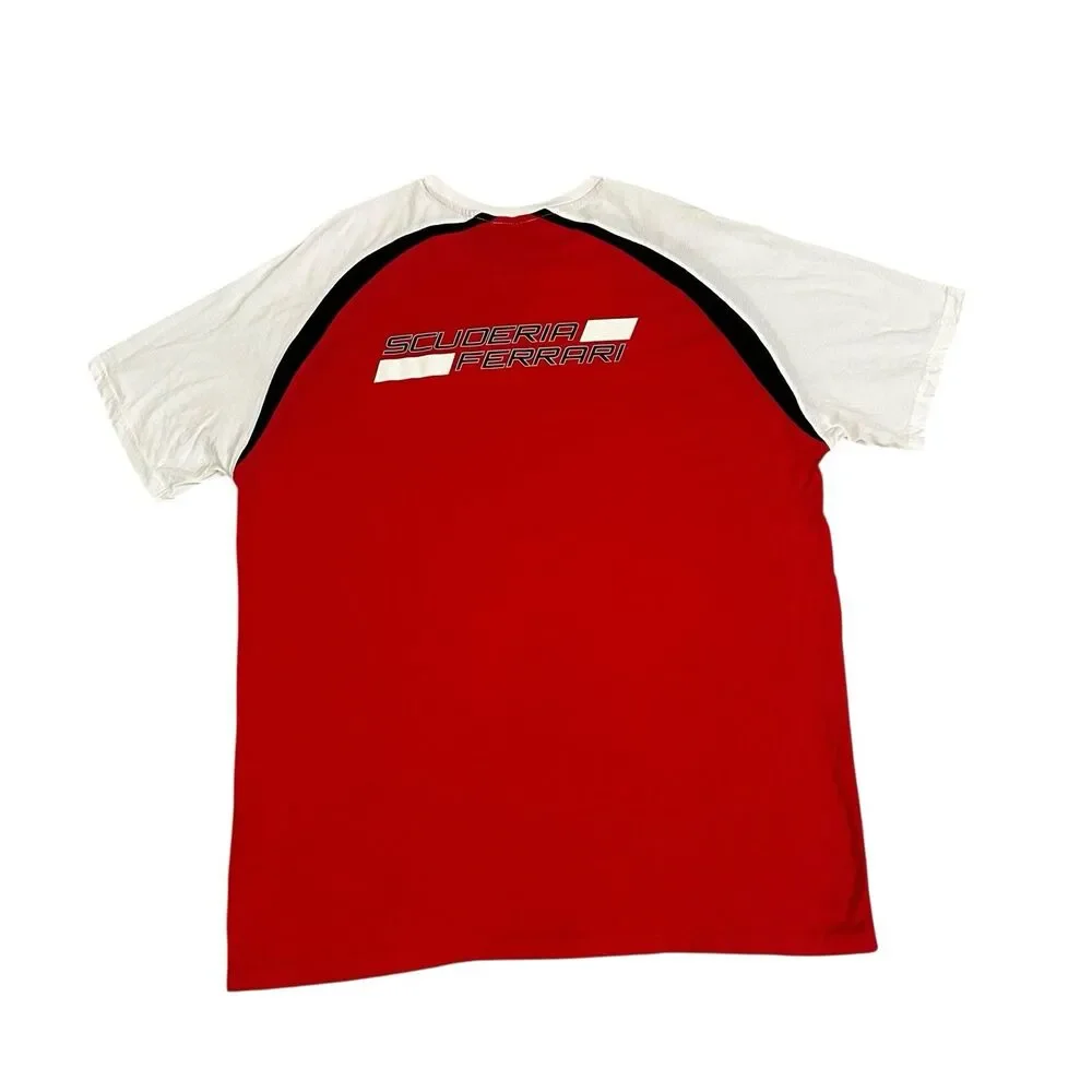 Ferrari T-Shirt Scuderia Red Official Licensed Product Big logo Men's Size XXL - Picture 8 of 10